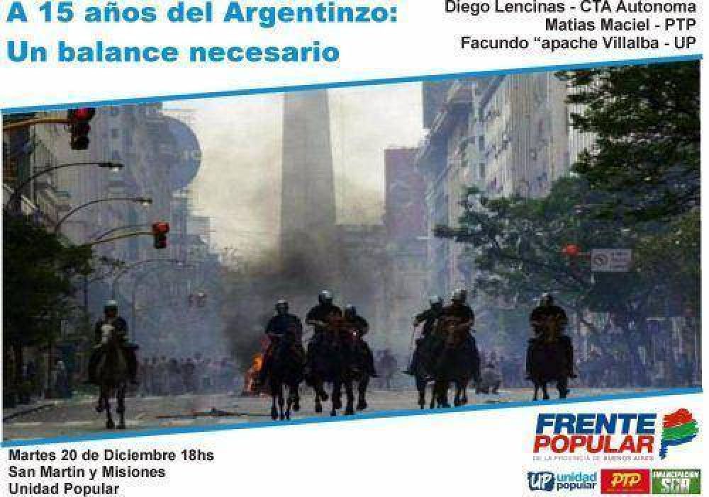 Argentinazo: Frente Popular har actividades en Mar del Plata