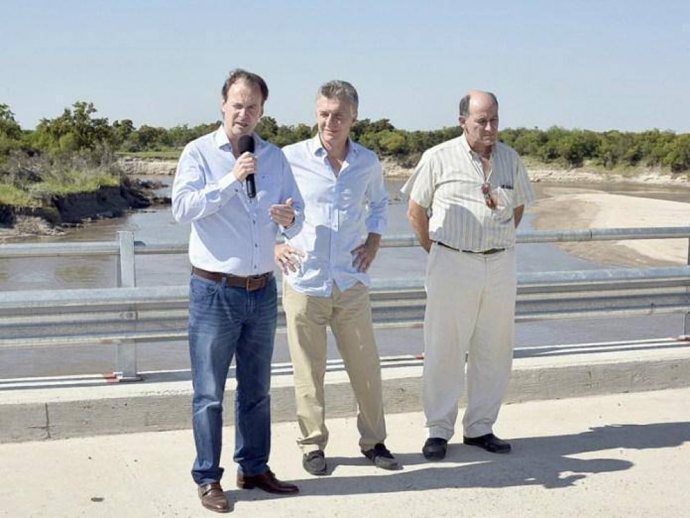 Inauguraron sobre el r�o Gualeguay el puente m�s largo de Entre R�os