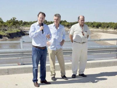 Inauguraron sobre el r�o Gualeguay el puente m�s largo de Entre R�os
