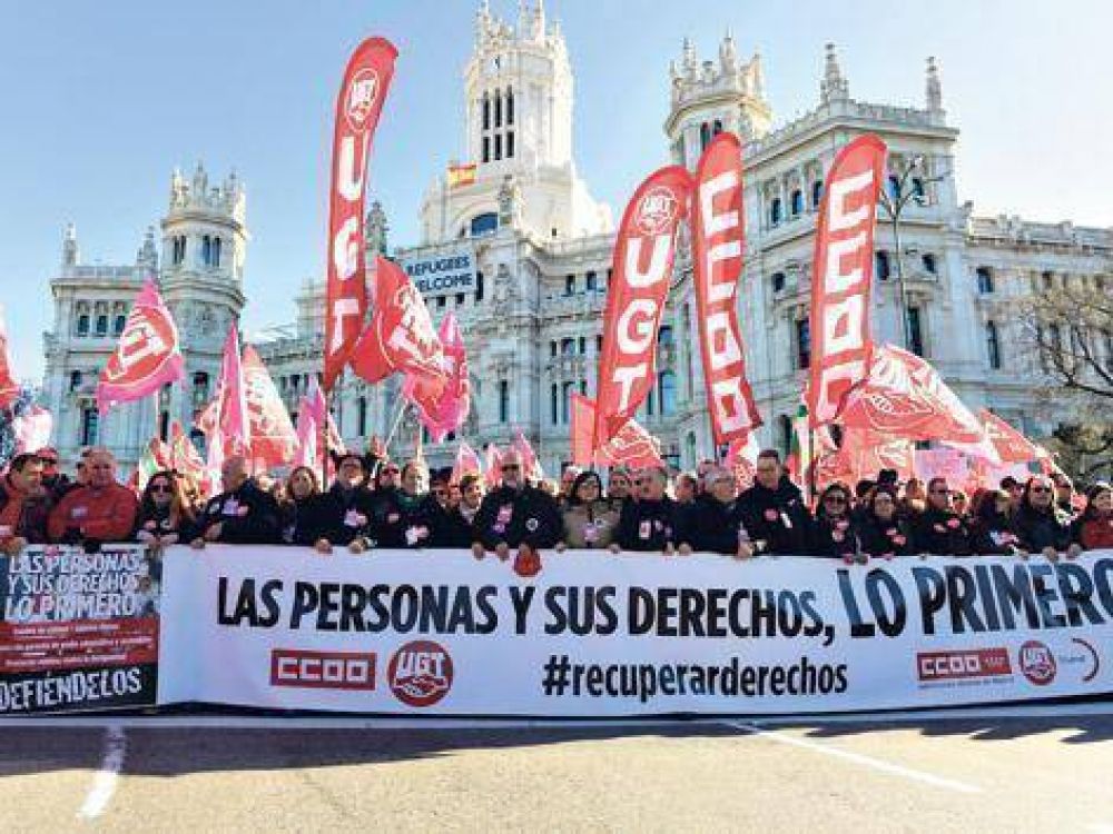 Marchas contra el ajuste de Rajoy