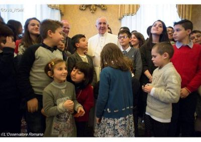 Contagien la alegr�a y la paz del Evangelio y cuiden a los abuelos. Tarea del Papa a los chicos de la Acci�n Cat�lica italiana