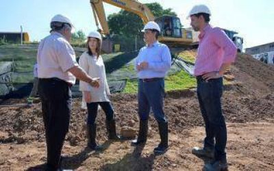 Vidal y Jorge Macri recorrieron obras hidr�ulicas en Vicente L�pez