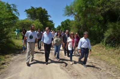 Bordet inaugur� obras en la reserva natural Parque Berduc