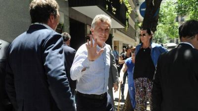 Macri brind� con los periodistas: 