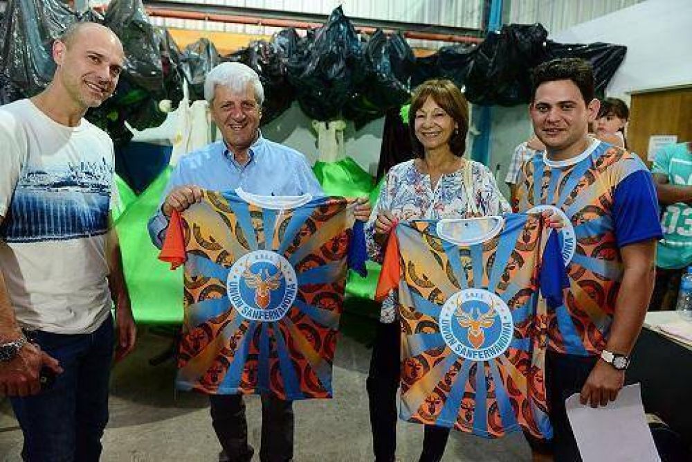 San Fernando: Andreotti visit la primera Escuela de Samba local