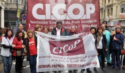 Paro de CICOP y paritarias con Vidal