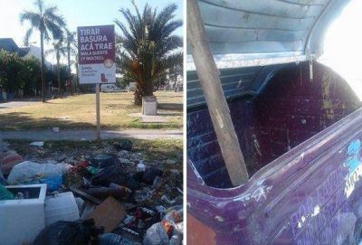 VECINOS DE LANUS OESTE DENUNCIAN BASURAL