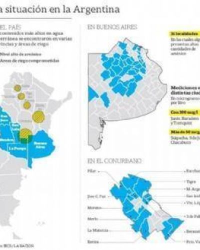 Chivilcoy ser�a uno de los distritos bonaerenses con mayor porcentaje de ars�nico en agua