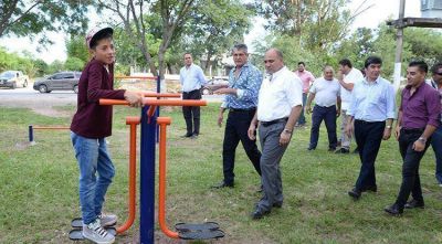 Remodelaron espacios p�blicos en Benjam�n Ar�oz