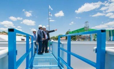 El gobernador Morales inaugur� importante obra de agua en Alto Comedero