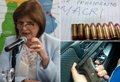 Tras nueva amenaza a Macri, Bullrich advierte sobre un 