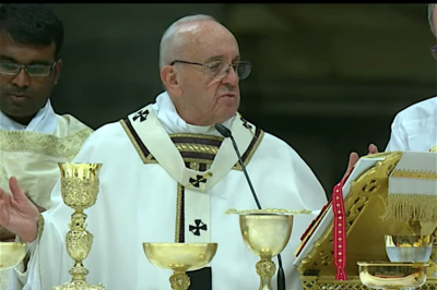 El Papa en la misa de Nochebuena: �Dej�monos interpelar por el Ni�o Jes�s y por los ni�os excluidos�