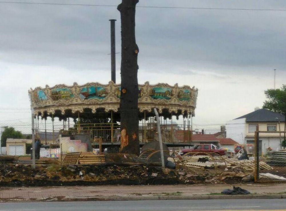 Pol�mica por la instalaci�n de un parque de diversiones