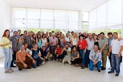 Andreotti brind� con el periodismo local para despedir el a�o