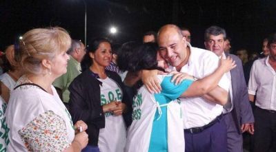 Manzur inaugur� obras en Monteros