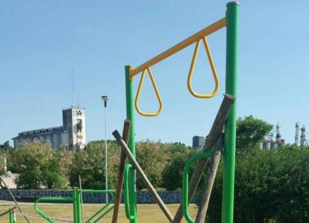 Nueva Plaza Saludable en la ciudad de Ramallo