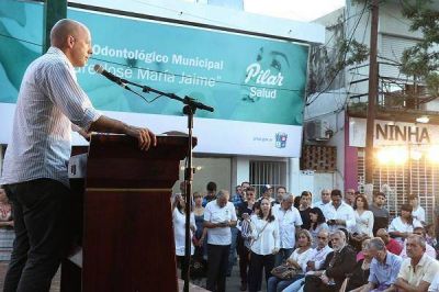 Se inaugur� el primer Hospital Odontol�gico municipal de Pilar