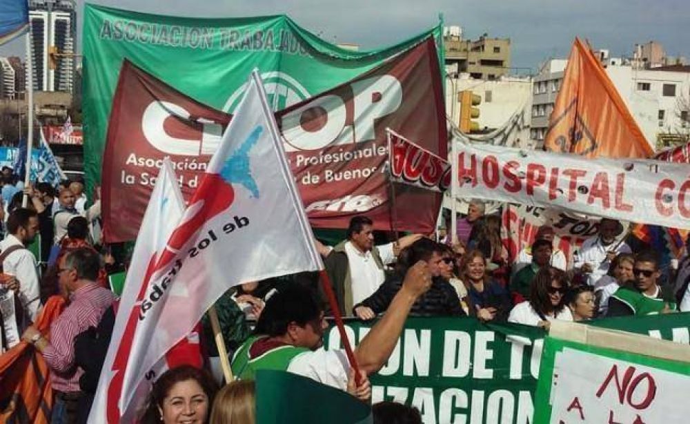 Jornada de lucha de la CICOP en rechazo a la extorsiva propuesta de Vidal