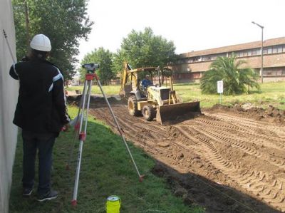 Se realizan obras de pavimento en barrio Anteo Gasparri