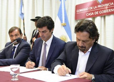 Urtubey y S�enz acuerdan obras por m�s de 40 millones de pesos
