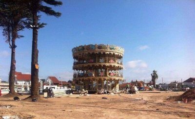 Carrusel Tit�n de Luxe, el parque de diversiones que se instal� sin autorizaci�n