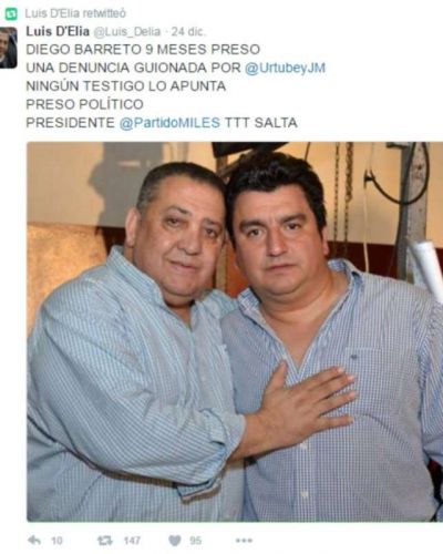 �Un preso pol�tico en Salta?  