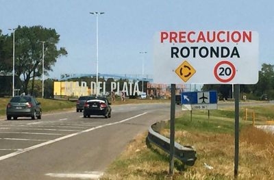 El Municipio coloc� carteler�a en la rotonda del Aeropuerto