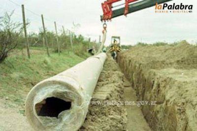 Comenz� la obra de rebombeo del acueducto Villalonga- Stroeder