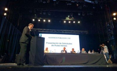 Ante Dietrich, empresas y gremios, Arr�a llev� el apoyo de Misiones a m�s conexiones a�reas en la Audiencia P�blica