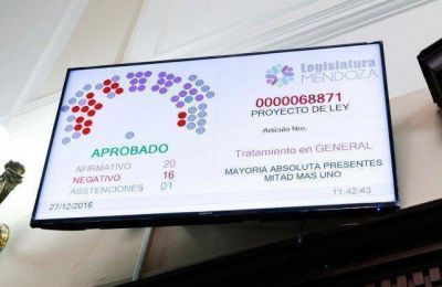 El Senado convirti� en ley la reforma de la empresa de transporte de Mendoza