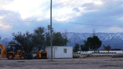 Llega el agua potable al sur de J�chal con un aporte millonario de Gualcamayo