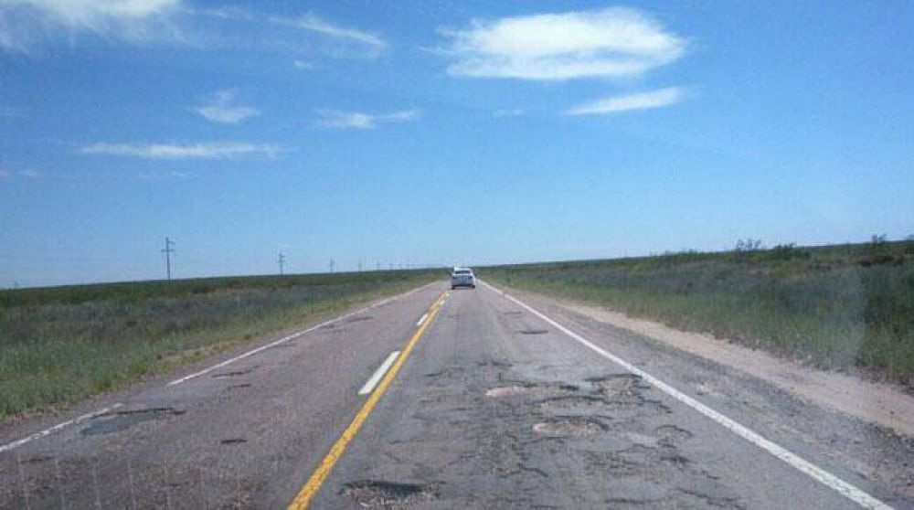 En Mendoza se quejan de una ruta nacional en La Pampa