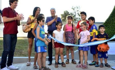 Luis Andreotti inaugur� el parque m�s grande de San Fernando