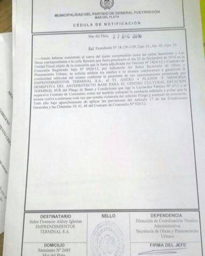 �No se puede cerrar la calle Rawson�