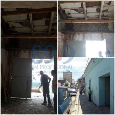 Peligro de derrumbe en el Sindicato de Panaderos