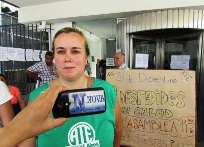 Buscan la reincorporaci�n de los despedidos y que cumplan con lo acordado en paritarias