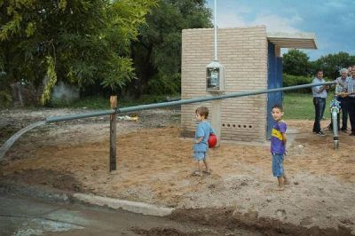 Se inaugur� el segundo de los siete nuevos pozos de agua de la ciudad