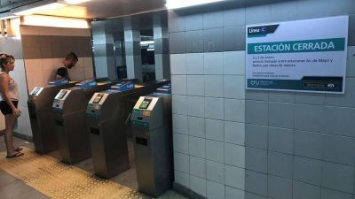 Subte C: arranca el servicio limitado y Constituci�n estar� cerrada dos meses