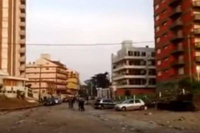 Piedrazos, trompadas y balas de goma en el festejo de a�o nuevo en Villa Gesell