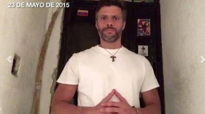 El opositor Leopoldo L�pez propone un acuerdo nacional para 