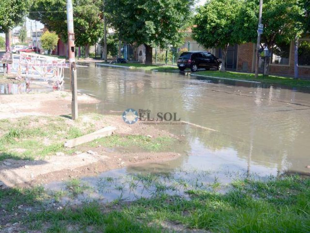 Aguas servidas en Bernal