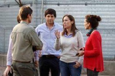 La gobernadora Mar�a Eugenia Vidal llega a Chivilcoy