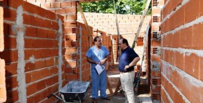 Contina en construccin el edificio para la morgue