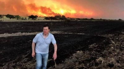 Coronel Dorrego, Villarino y Puan, los distritos que batallan duro contra los incendios�