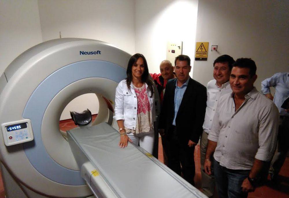 Presentaron el nuevo tomgrafo del hospital municipal de Miramar
