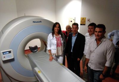 Presentaron el nuevo tom�grafo del hospital municipal de Miramar