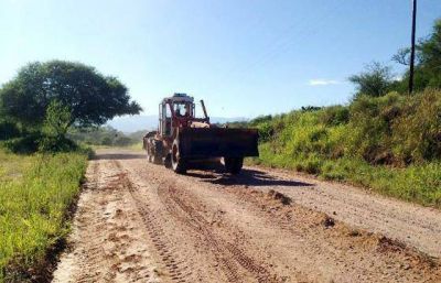 Tareas de mantenimiento en rutas del sur provincial