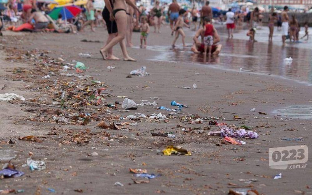 Basura en playas: 
