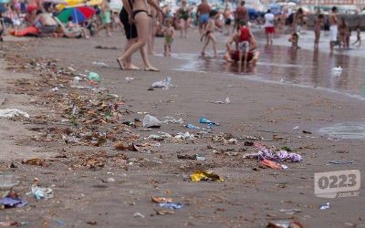 Basura en playas: 