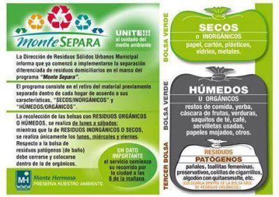 Monte refuerza el horario de recolecci�n de residuos